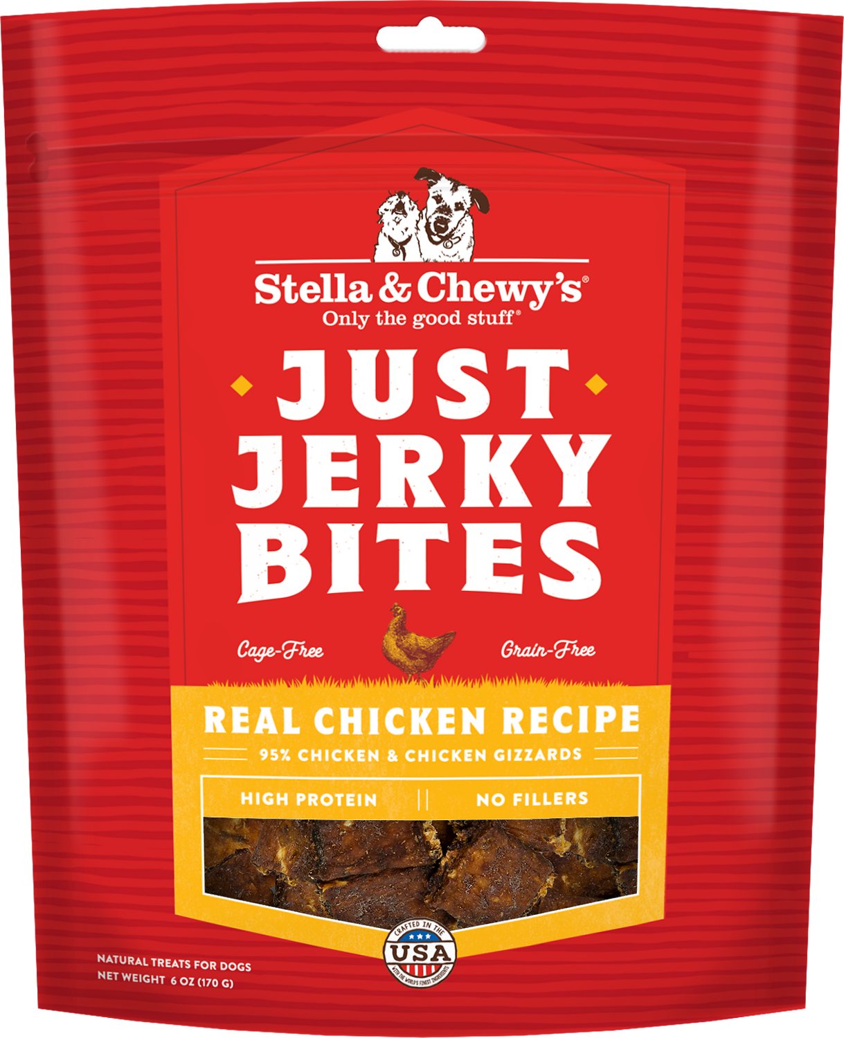 Stella & Chewy's Dog Just Jerky Chicken Bites 6oz