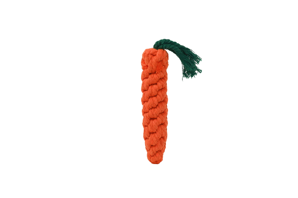 Handmade Carrot Rope Toy