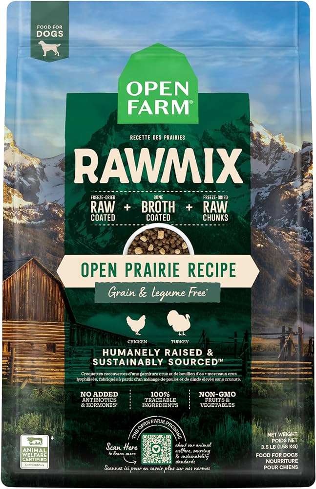 Open Farm Prairie Grain Free RawMix For Dogs
