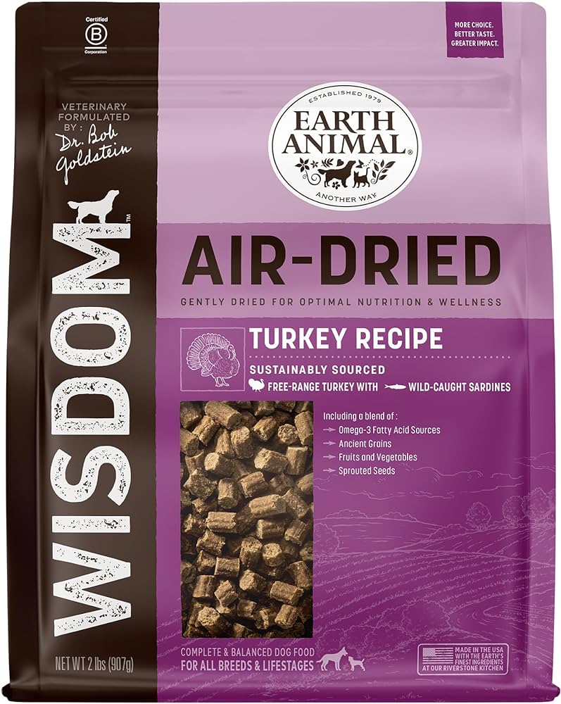 Earth Animal Dog Wisdom Air-Dried Turkey