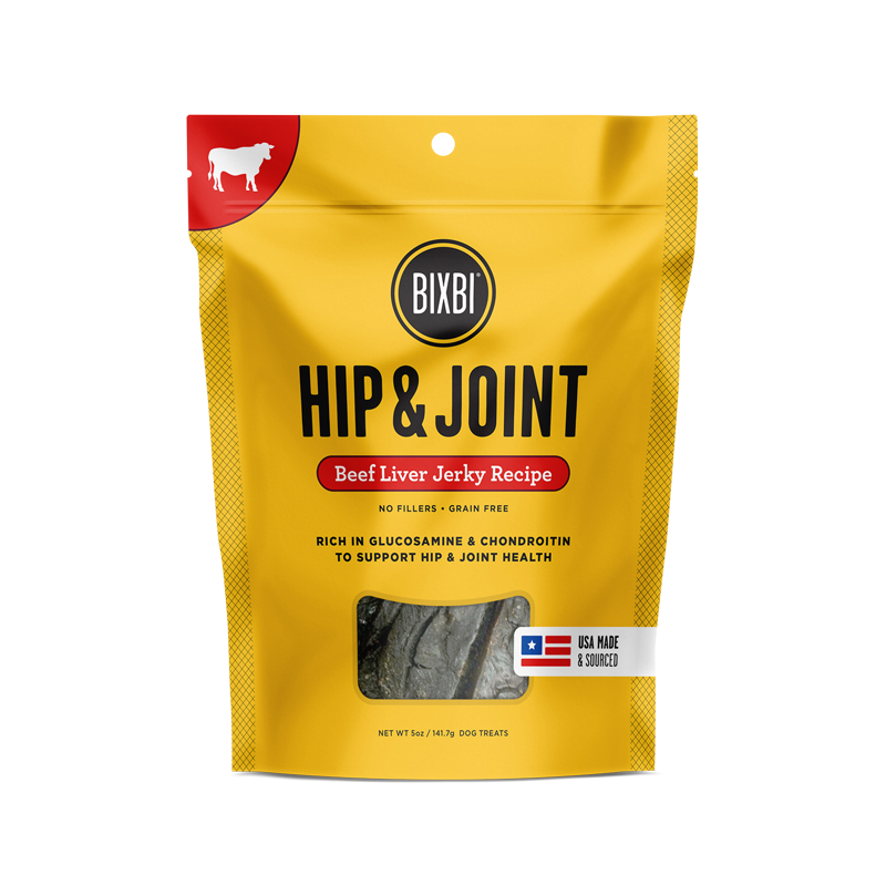 Bixbi Dog Hip & Joint Beef Liver Jerky 5oz