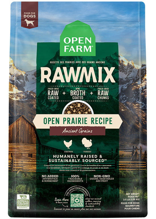 Open Farm Prairie Ancient Grains RawMix For Dogs