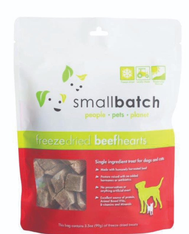 Small Batch Freeze Dried Beef Hearts 3.5oz