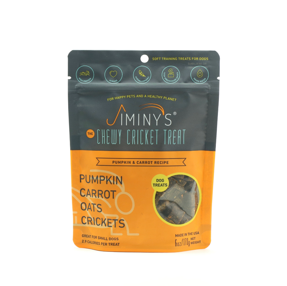 Jiminy's Pumpkin and Carrot Soft and Chewy Training Treats