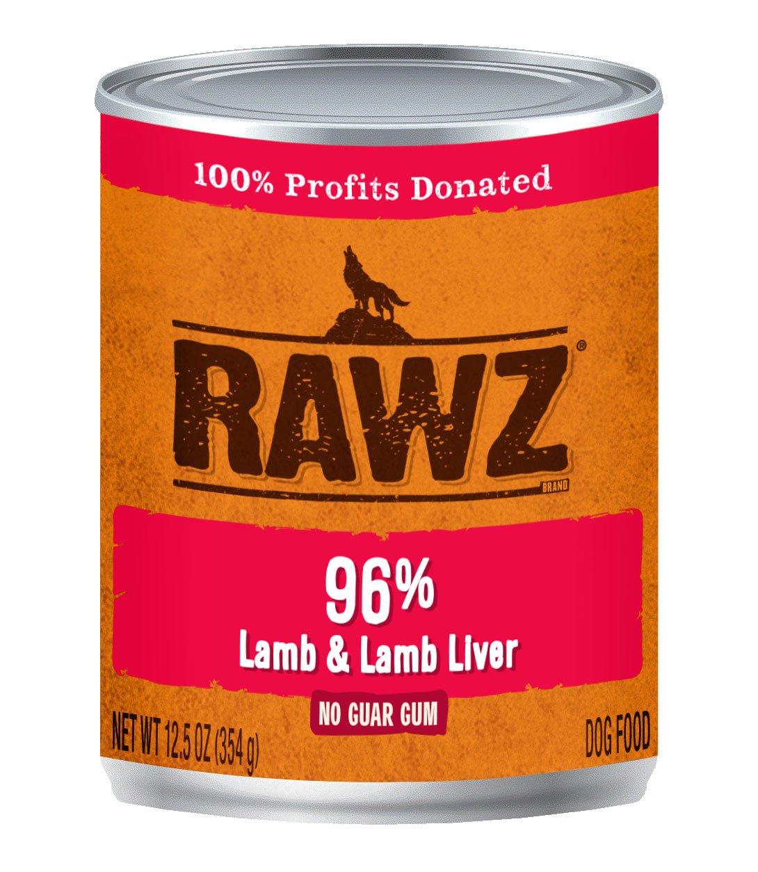 Rawz Dog Lamb &amp; Lamb Liver Can 12.5oz