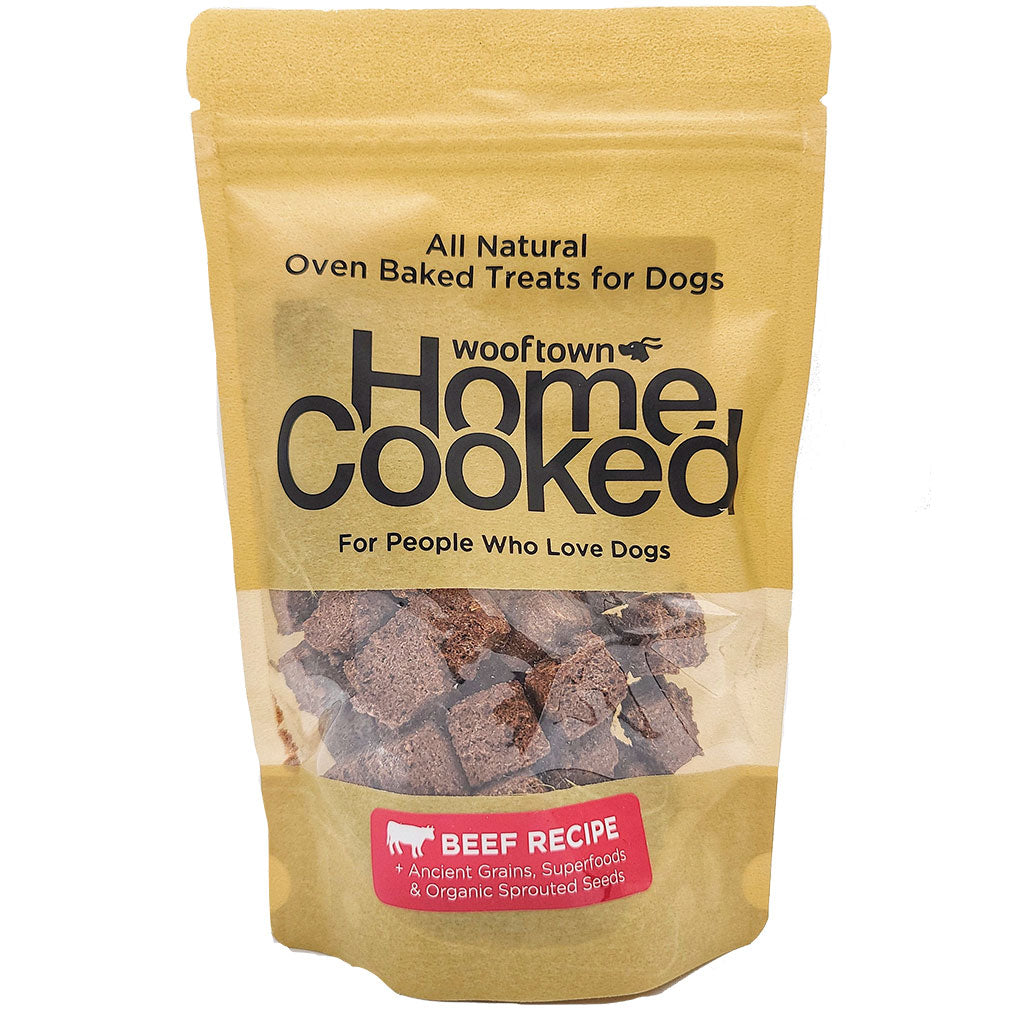 Wooftown Oven Baked Treats Beef with Ancient Grains