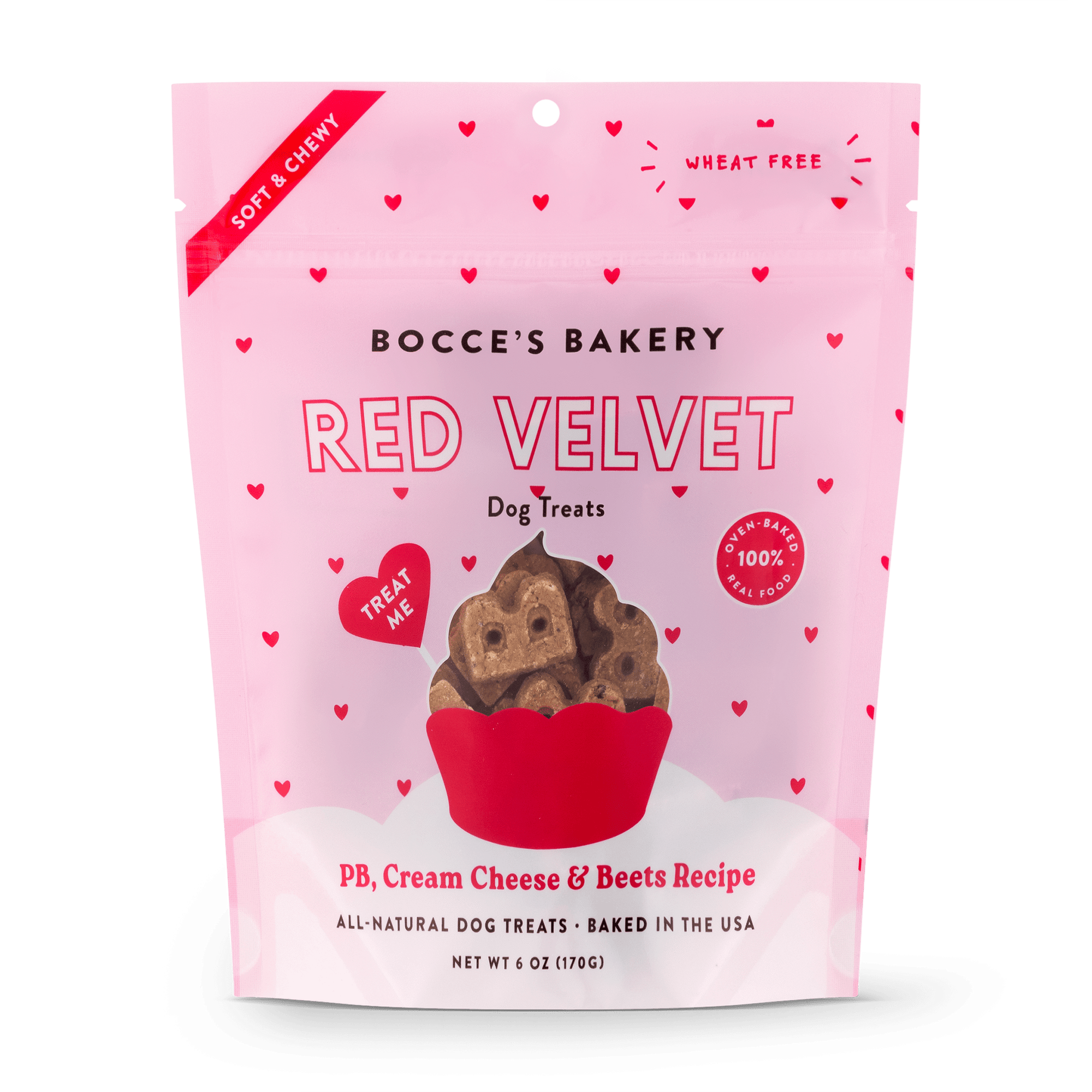 Bocce's Bakery Red Velvet Treat 6oz