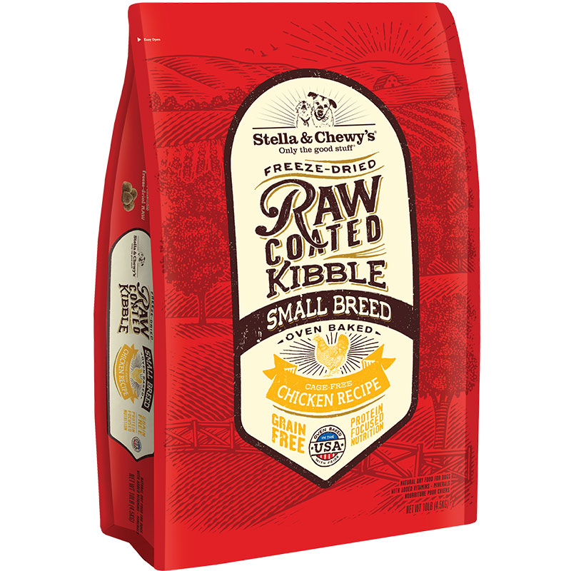 Stella & Chewy's Raw Coated Small Breed Kibble Chicken Dog Food