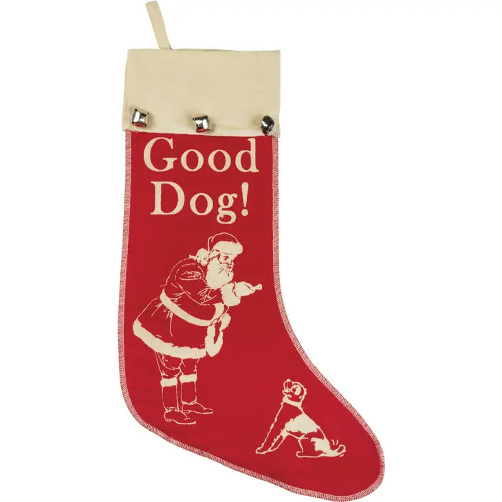 Christmas Stocking - Good Dog!