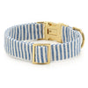 Foggy Dog Lake Blue Stripe Dog Collar