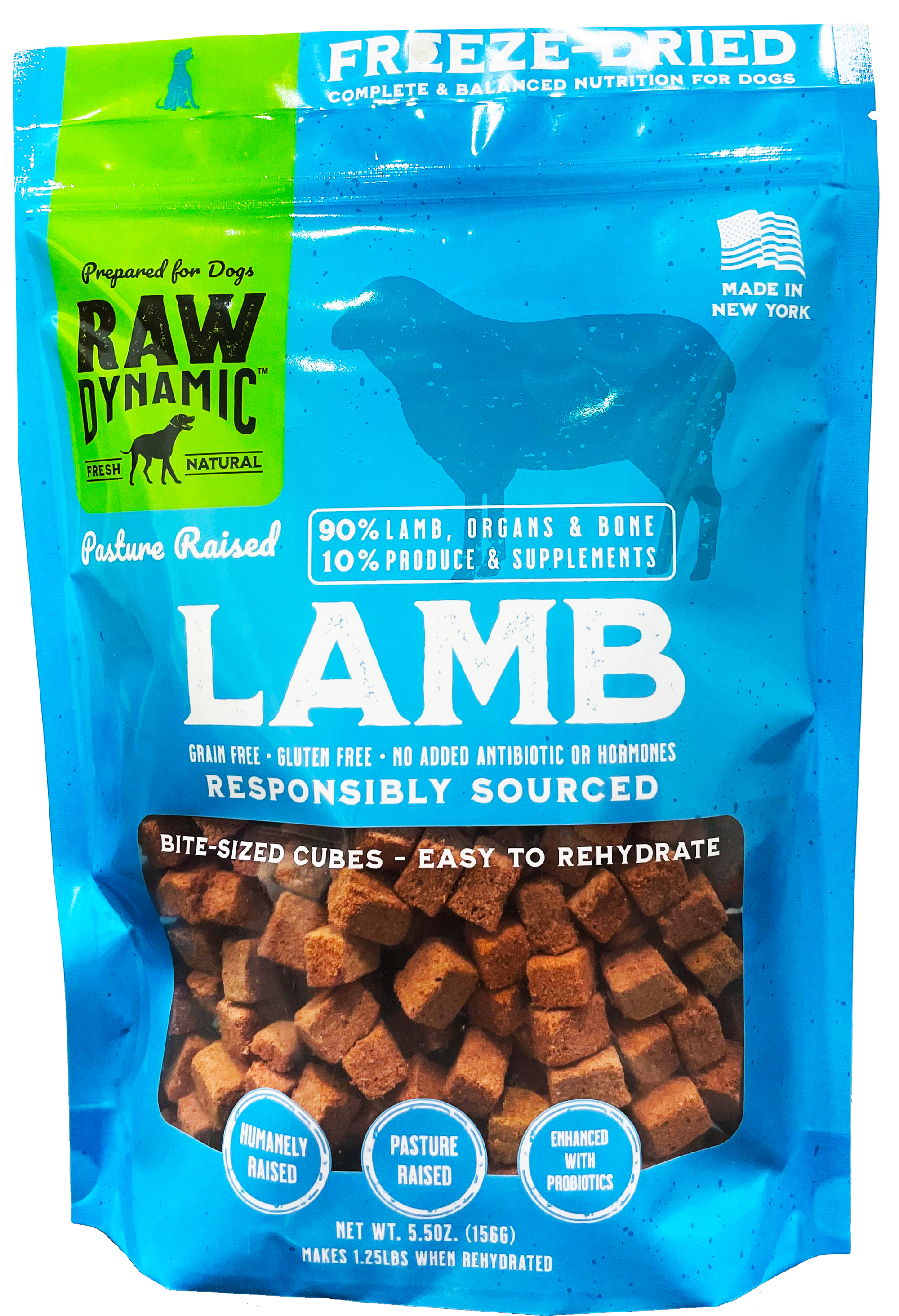 Raw Dynamic Freeze-Dried Lamb