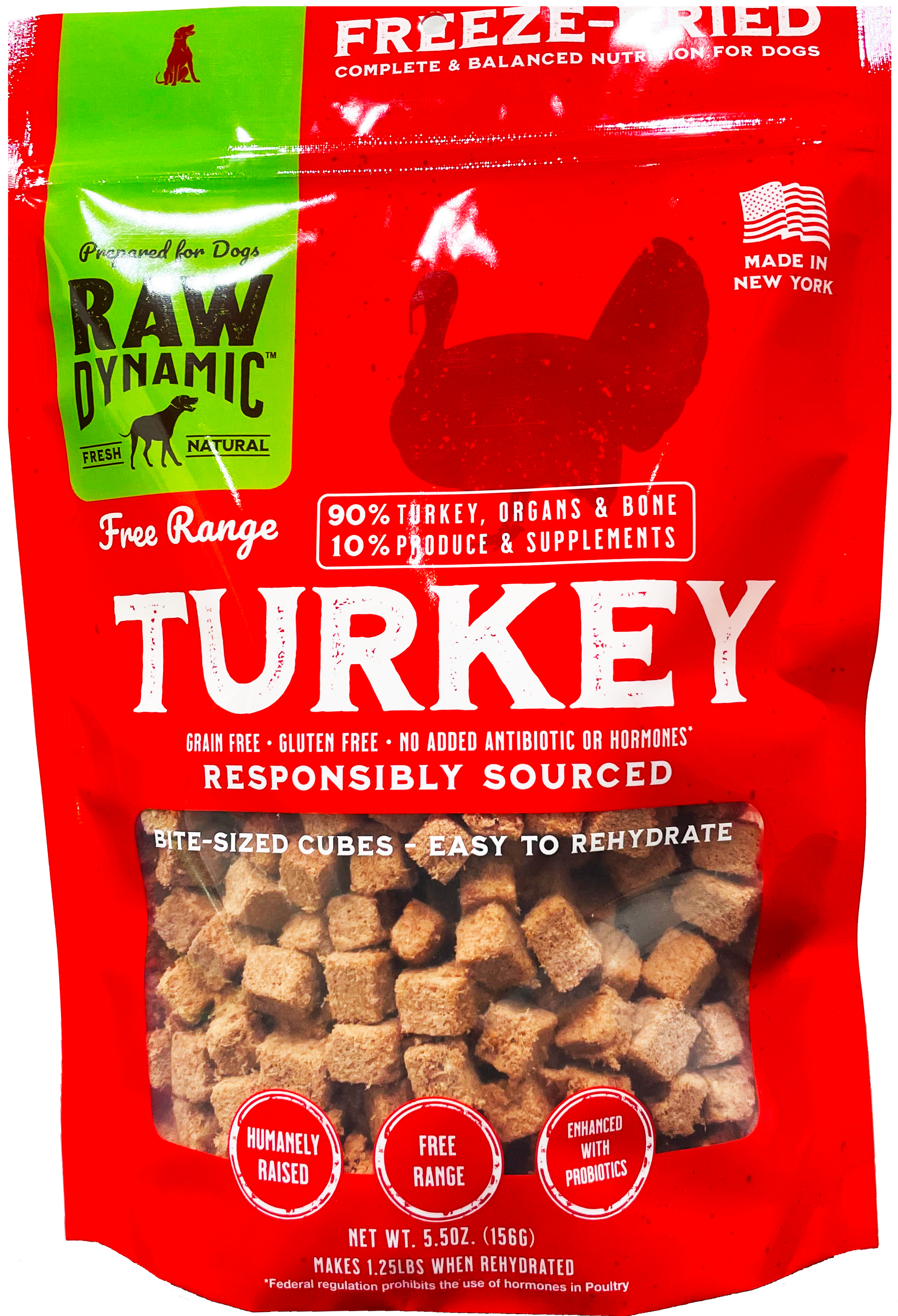 Raw Dynamic Freeze-Dried Turkey