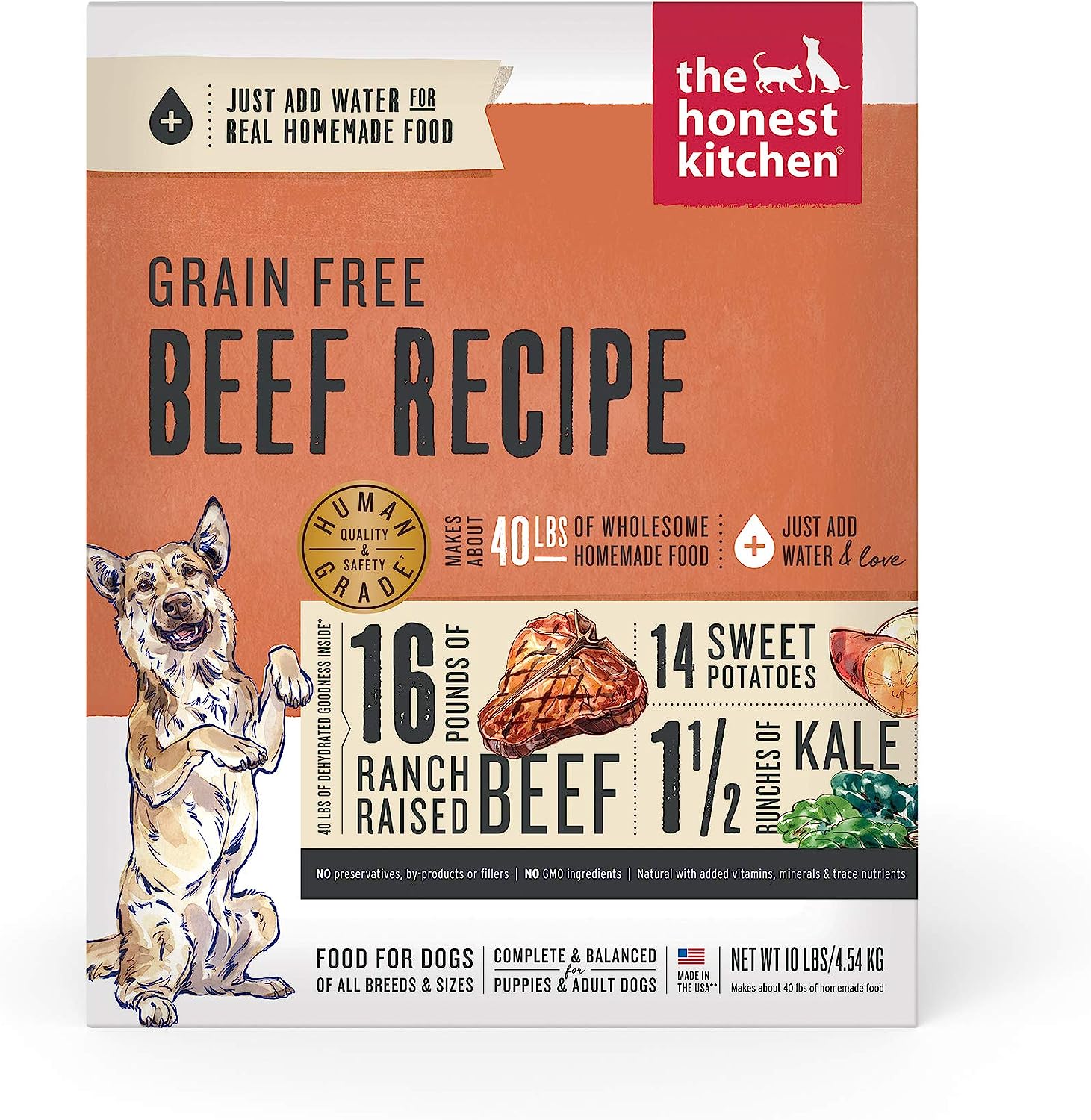 The Honest Kitchen Beef Grain Free Dog Food