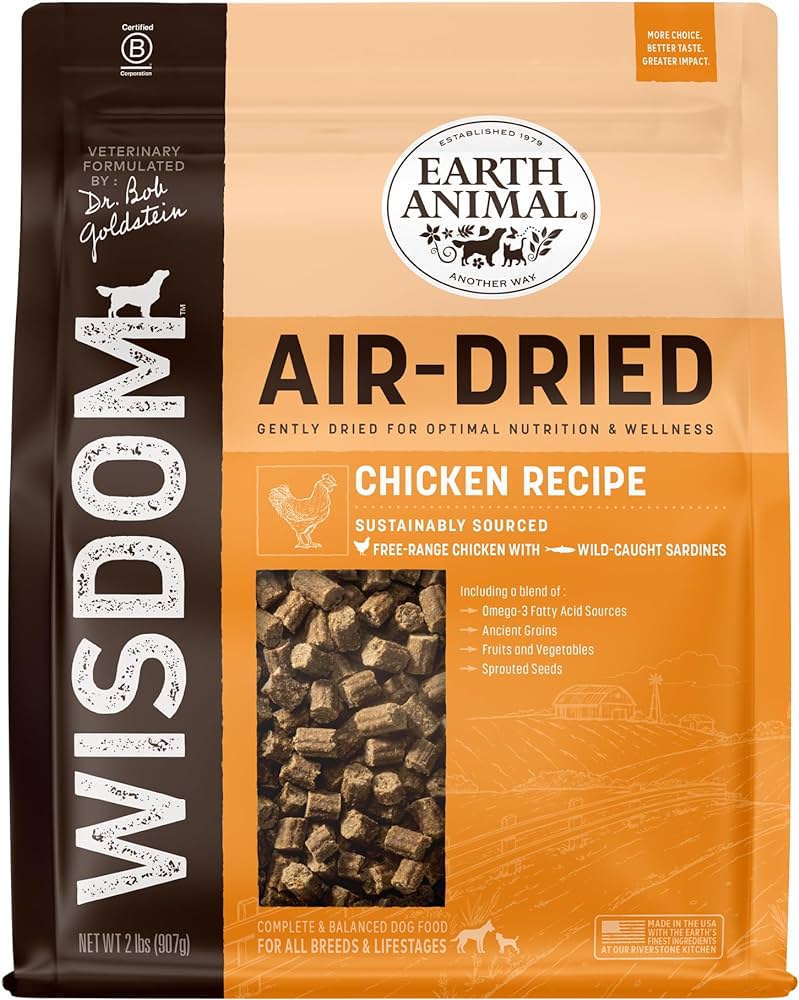 Earth Animal Dog Wisdom Air-Dried Chicken