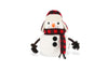 picture of snowman toy with scarf