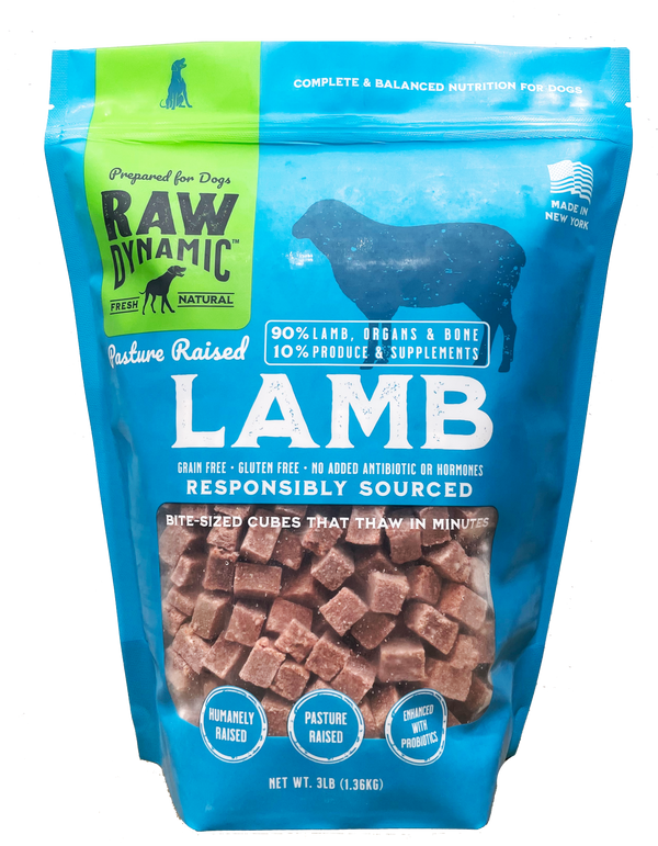 Raw Dynamic Dog Frozen Lamb Wooftown