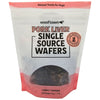 A package of Wooftown Pork Liver Single Source Wafers for dogs, featuring a clean design and highlighting natural ingredients.