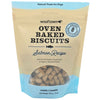 Wooftown oven baked biscuit treats for dogs in a salmon recipe, featuring ancient grains, superfoods, and organic sprouted seeds.