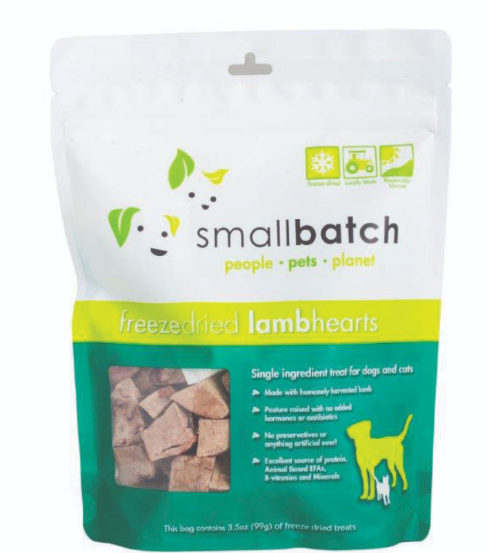 Small Batch Freeze Dried Lamb Heart 3.5oz