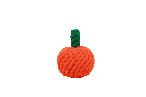 Handmade Orange Rope Toy