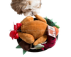 DogNmat Stuffed Turkey Snuffle Dog Toy-3 in 1 Hide and Seek Toy