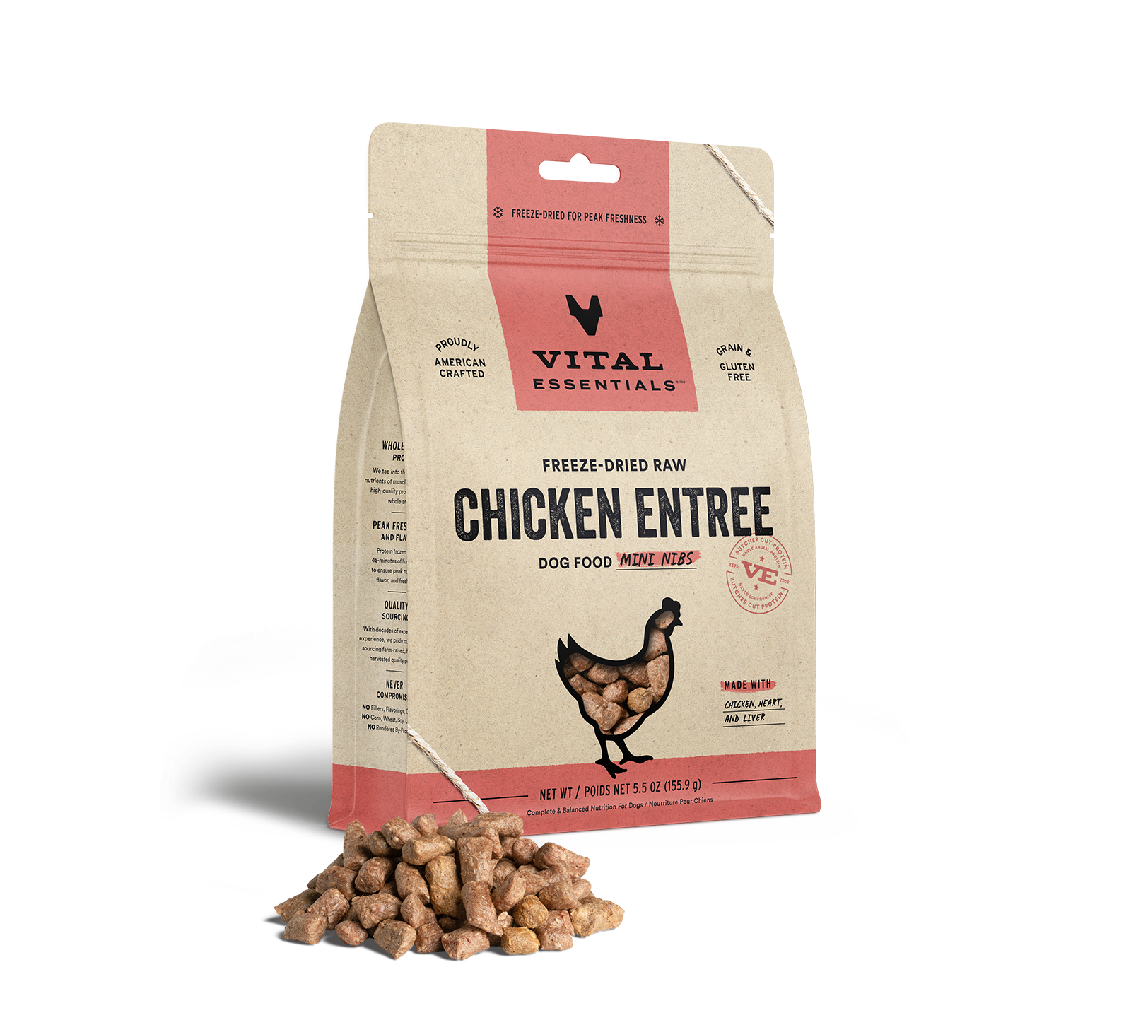 Vital Essential Protein Mix-In Mini Nibs Chicken