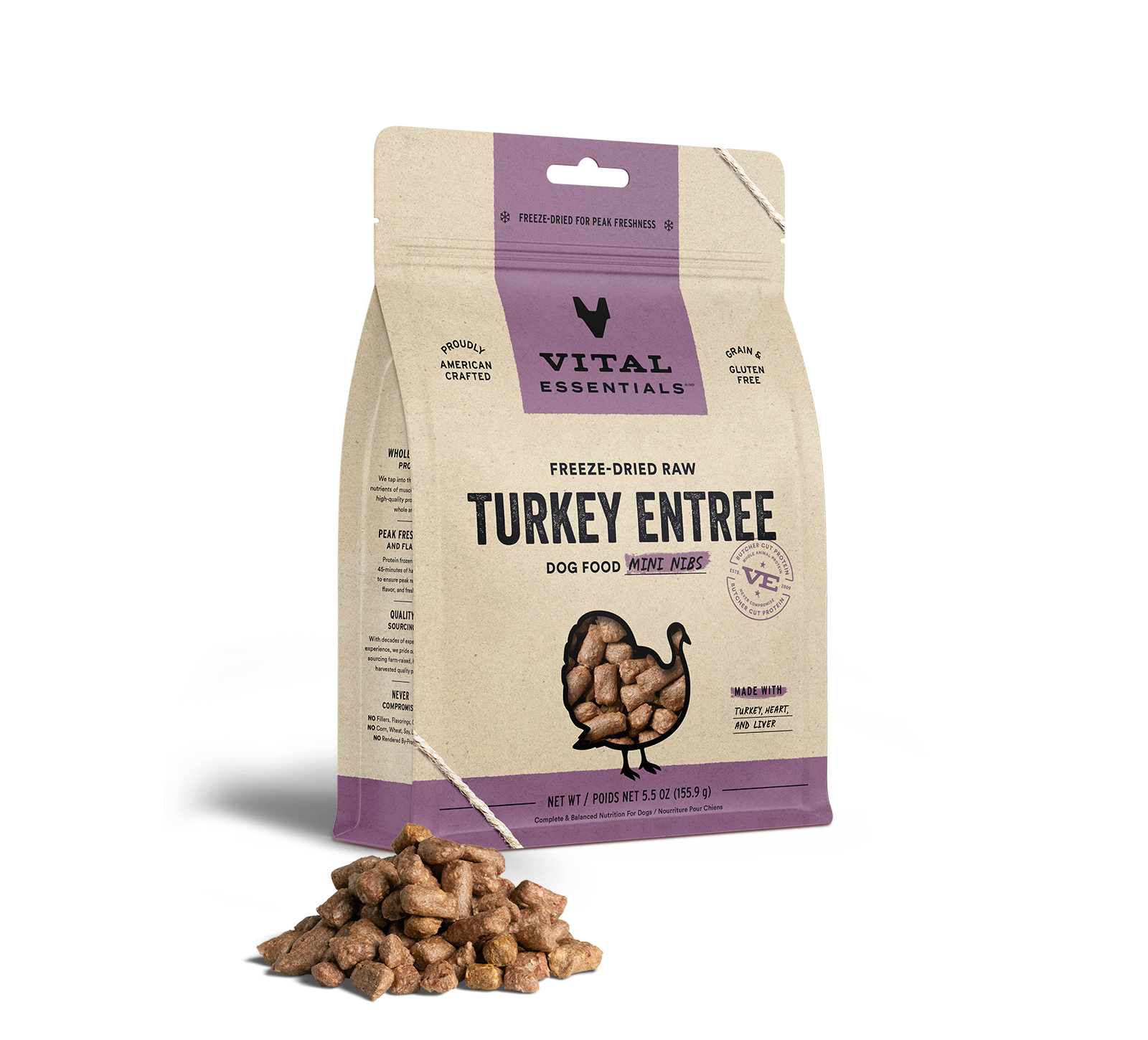 Vital Essential Protein Mix-In Mini Nibs Turkey