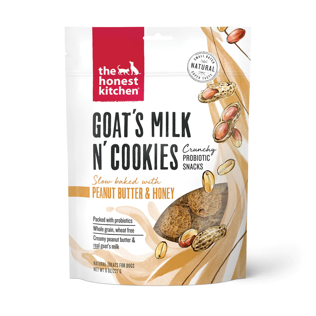 The Honest Kitchen Goat's Milk & Cookies PB ProBiotic Dog Treat
