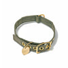 Found My Animal Olive Cotton Canvas Cat &amp; Dog Collar