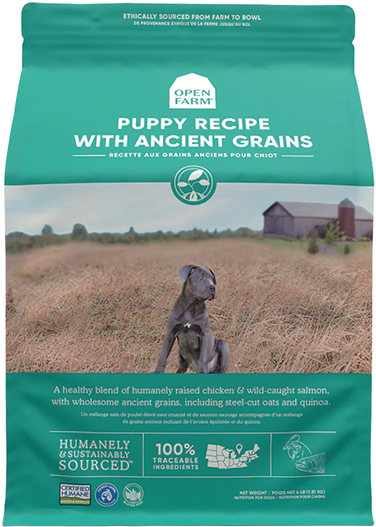 Open Farm Puppy Recipe with Ancient Grains 4.5 lb