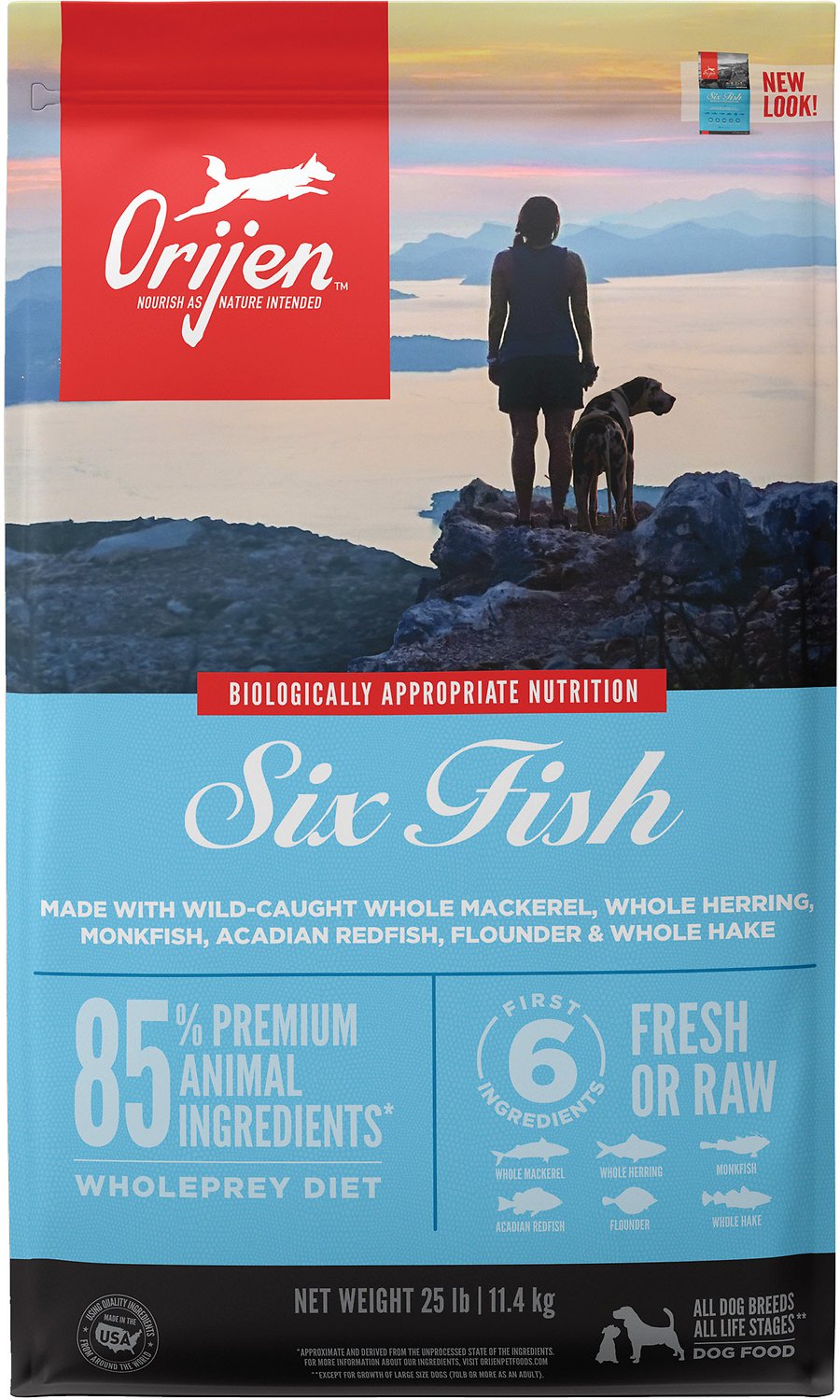 Orijen Dog Six Fish 25 lb Wooftown
