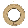 Tall Tails Natural Leather &amp; Wool Ring Toy - 7&quot;