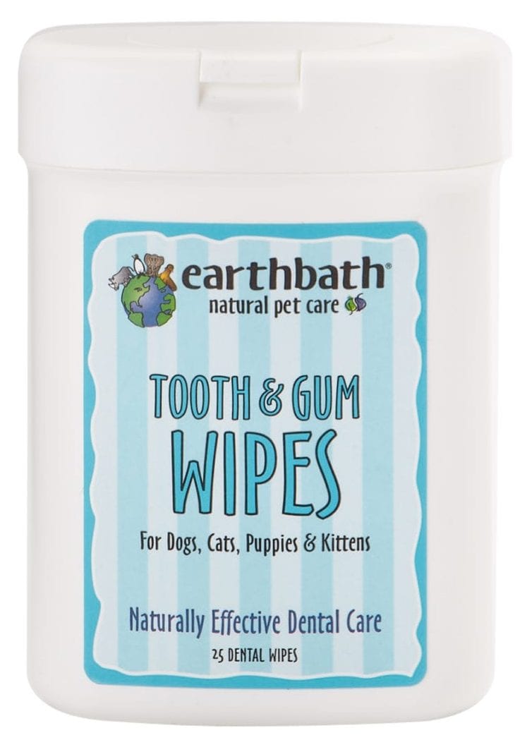 Earthbath Tooth &amp; Gum Wipes 25 Count