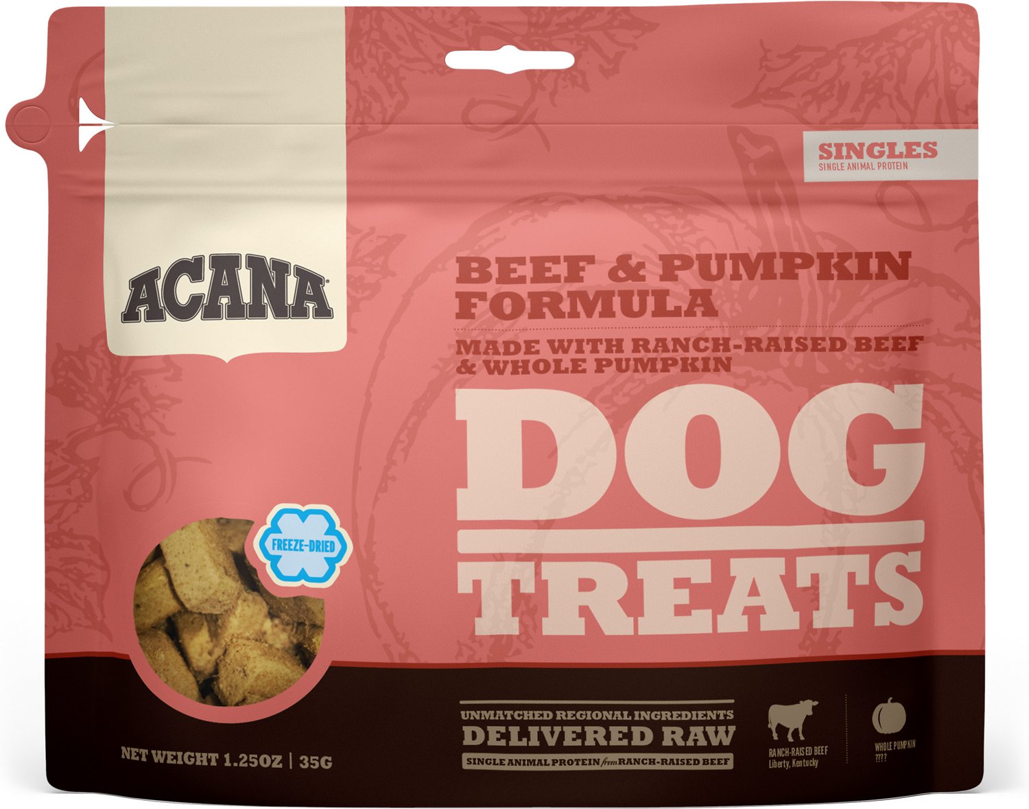 Acana Dog Treat Beef & Pumpkin 3.25oz