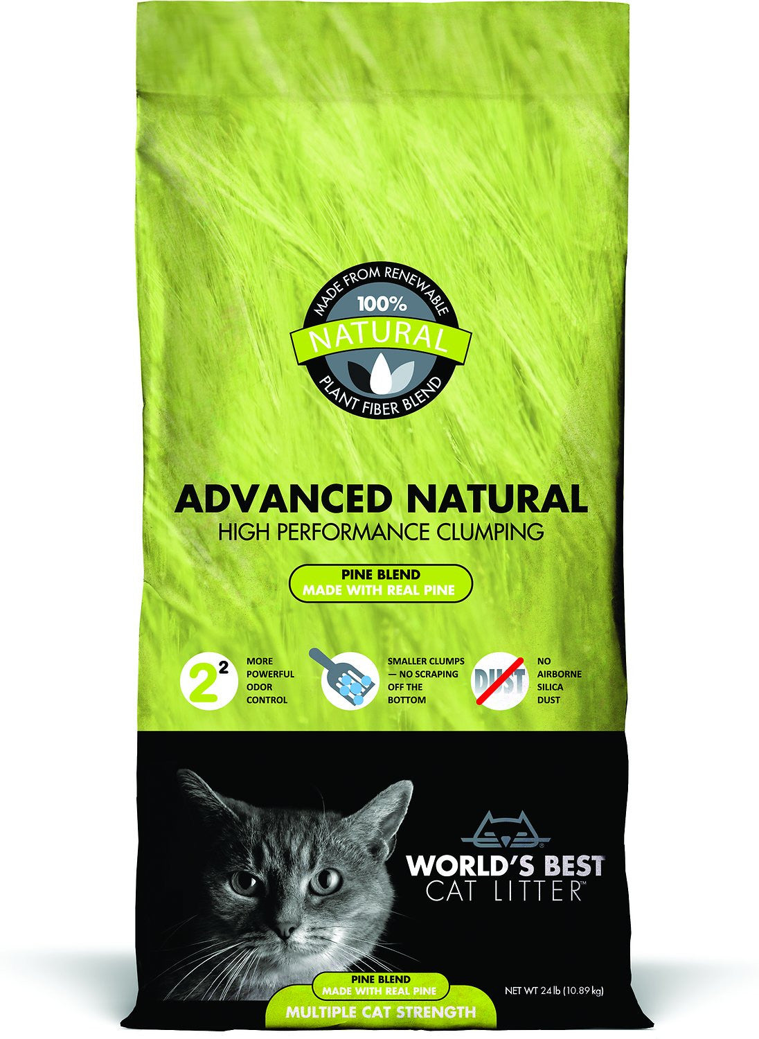 World's Best Cat Litter Advanced Pine 6lb