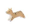 JS Tiger Canvas Dog Toy