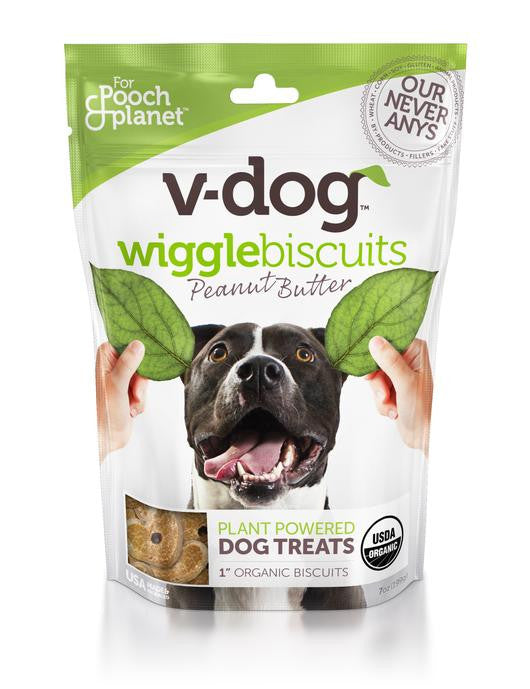 V Dog Wiggle Biscuits - Peanut Butter