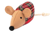 Harry Barker - Plaid Mouse Plush Dog Toy