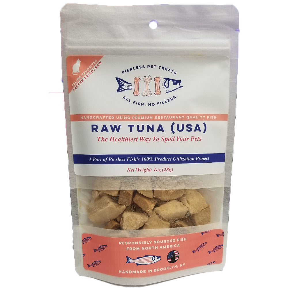 Pierless Pet Cat Freeze Dried Tuna Bites 1oz