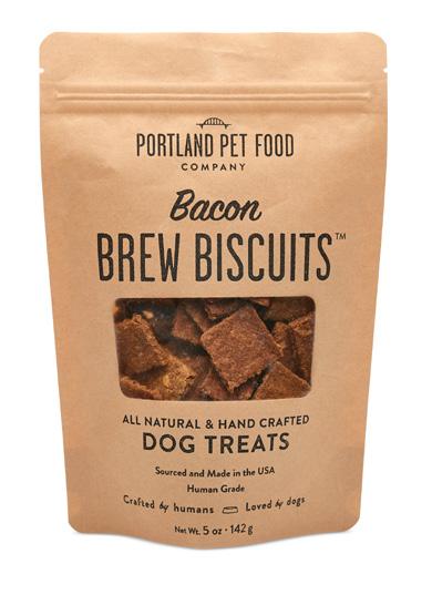 Portland Pet Food Brew Biscuits - Bacon 5oz