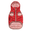 Love Thy Beast Reversible Puffer Jacket, Red / Blush