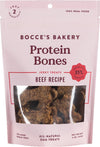 Bocce&#39;s Bakery Dog Protein Bones - Beef Jerky 5oz