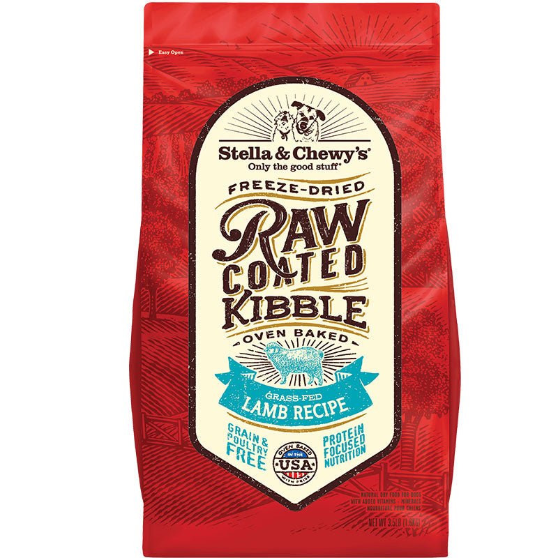 Stella & Chewy's Dog Raw Coated Kibble Lamb 3.5 lb