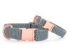 Foggy Dog Collar Denim Stripe - Small