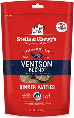 Stella & Chewy's Freeze Dried Venison Dinner Patties Dog Food