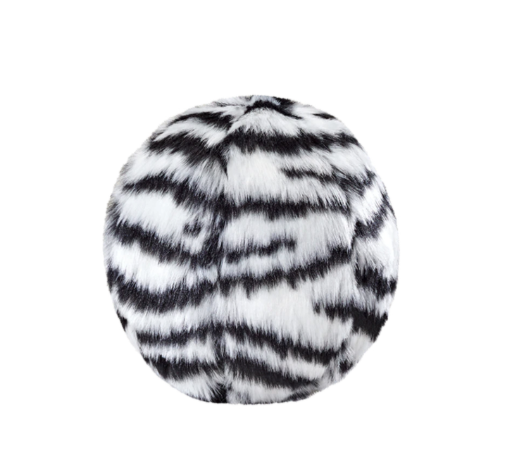 Fluff &amp; Tuff Zebra Ball