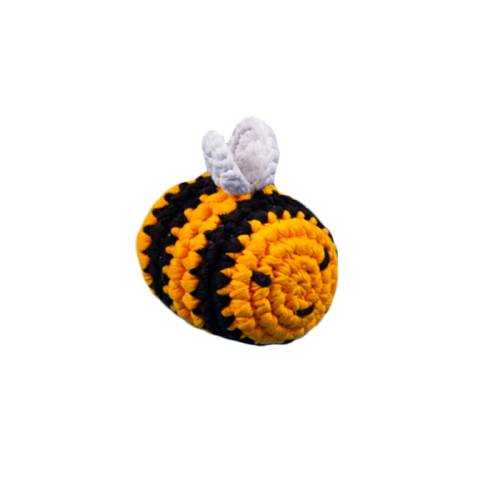 Ware Of The Dog Crochet Bee Dog Toy