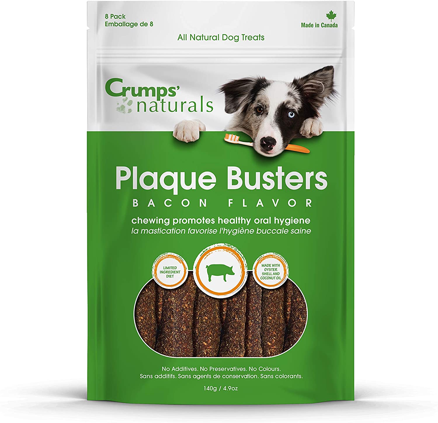 Crumps Bacon Plaque Busters 4.5" Pack