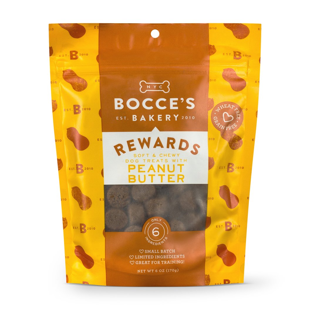 Bocce's Rewards Treats - Peanut Butter 6oz