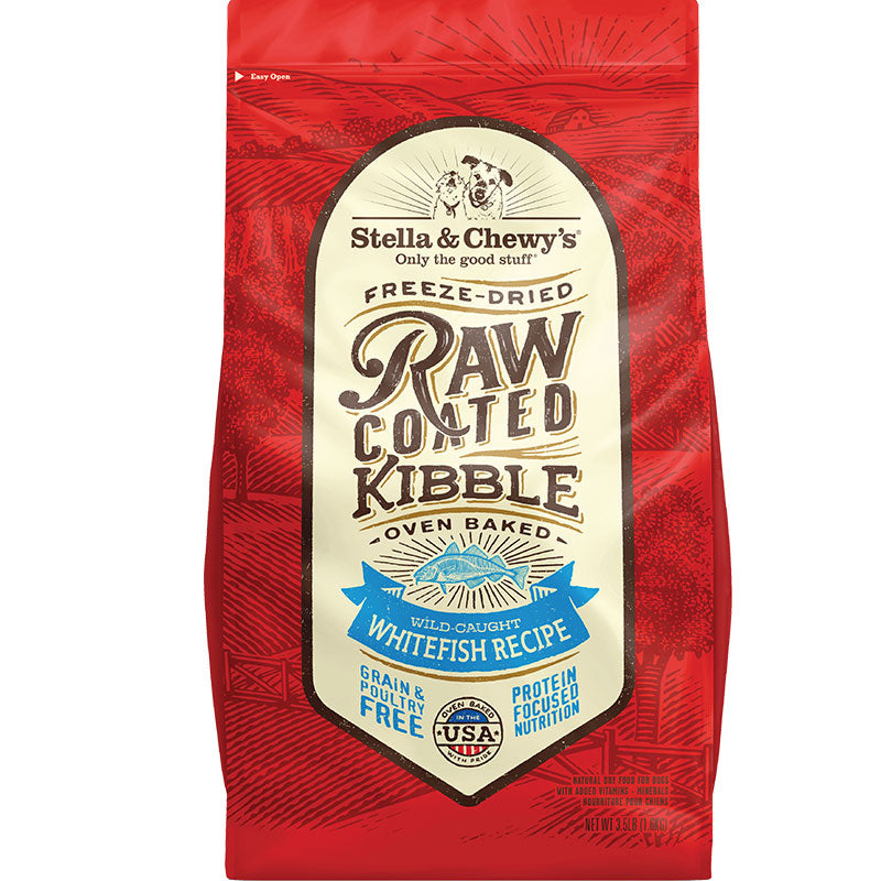 Stella & Chewy's Dog Raw Coated Kibble Whitefish